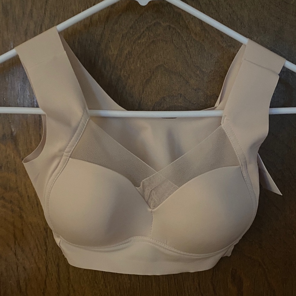 Chic Nude Bra with Mesh Detail ZenChic womens or teen